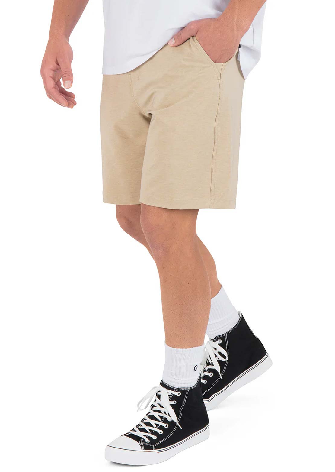 Hurley Men's Phantom Heather 20" Walkshorts Khaki