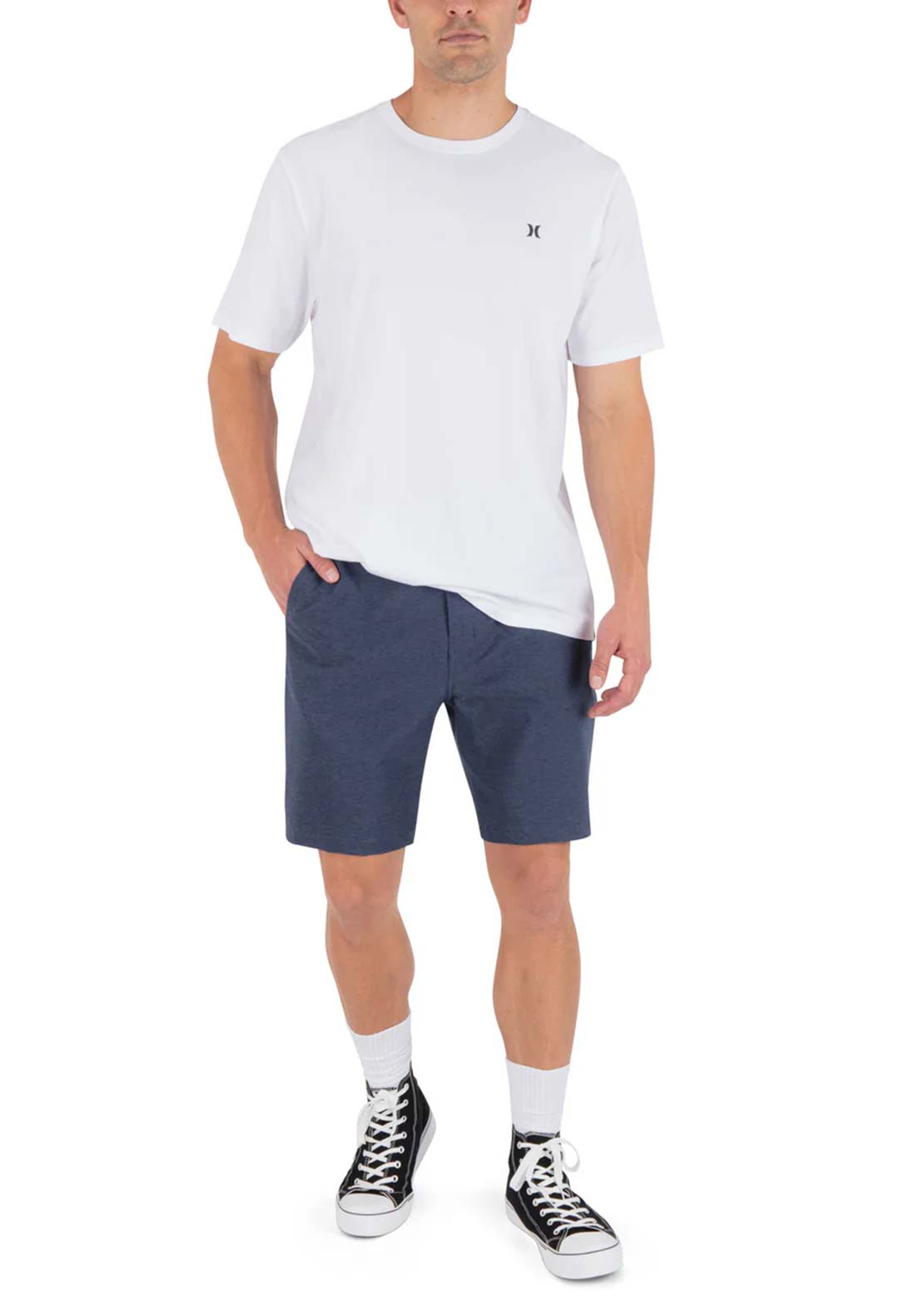 Hurley Men's Phantom Heather 20" Walkshorts Obsidian