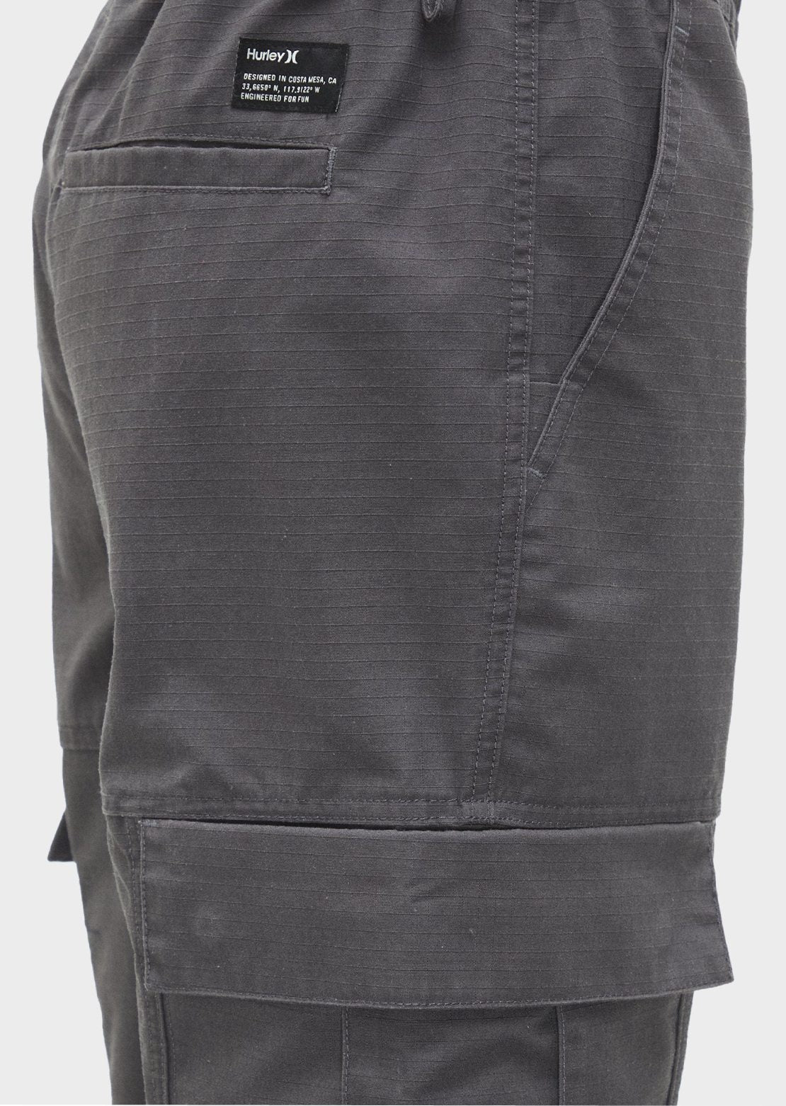 Hurley Men's Ranger Relaxed Cargo Pants Dark Stone Grey