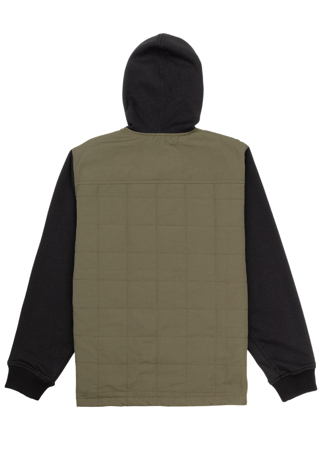Hurley Men's Santa Cruz Quilted Hooded Jacket Cargo