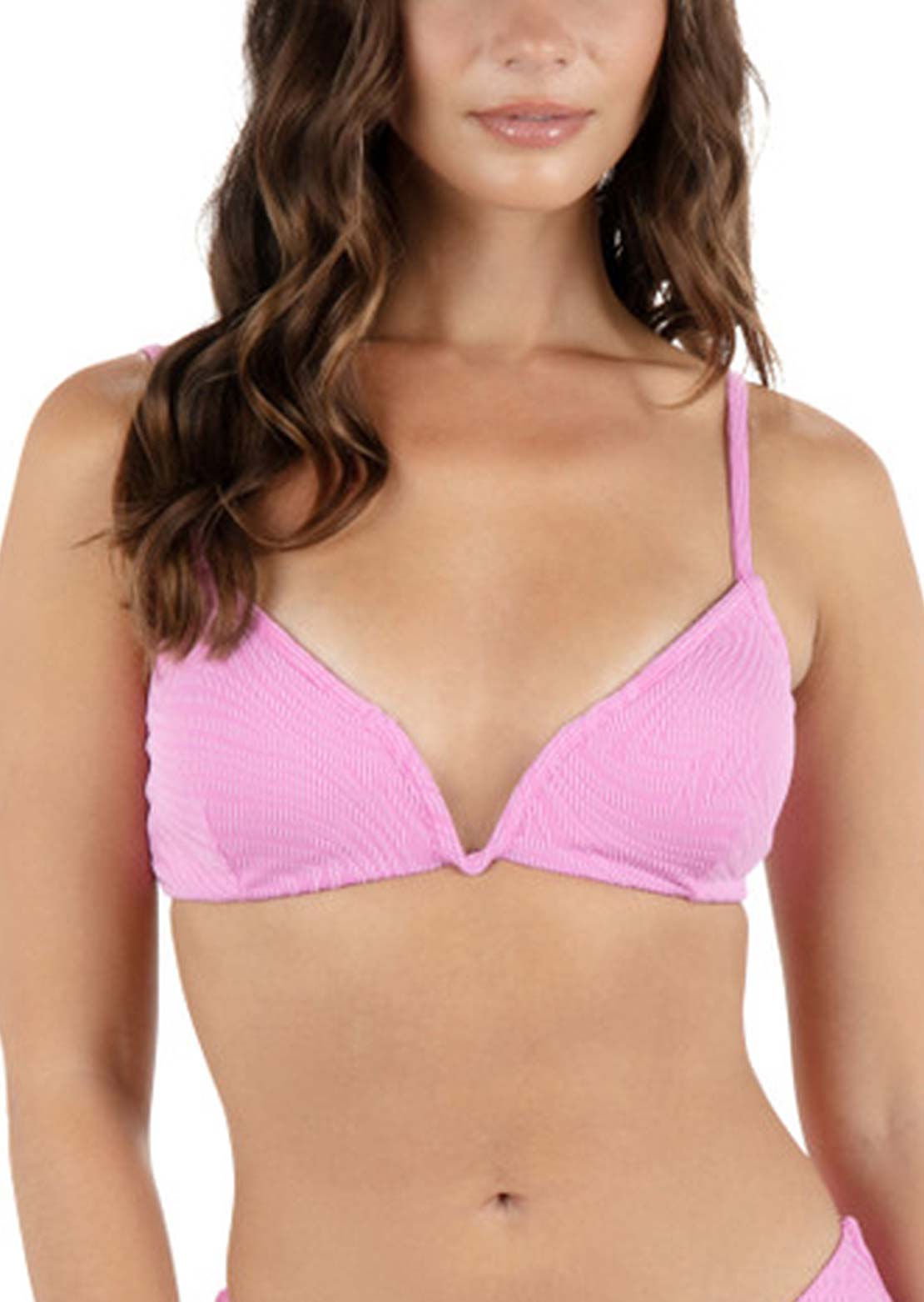 Hurley Women's New Wave Jacquard V Bralette Aster