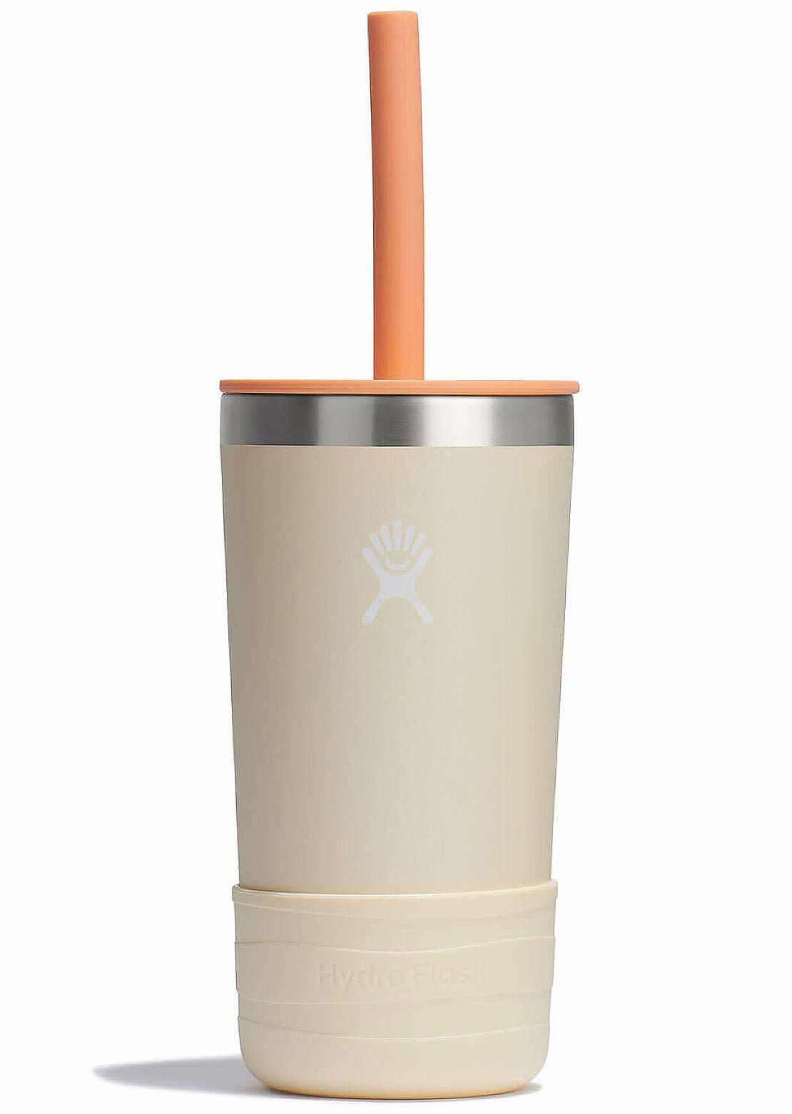 Hydro Flask Junior 12 Oz Tumbler with Straw and Boot Coconut