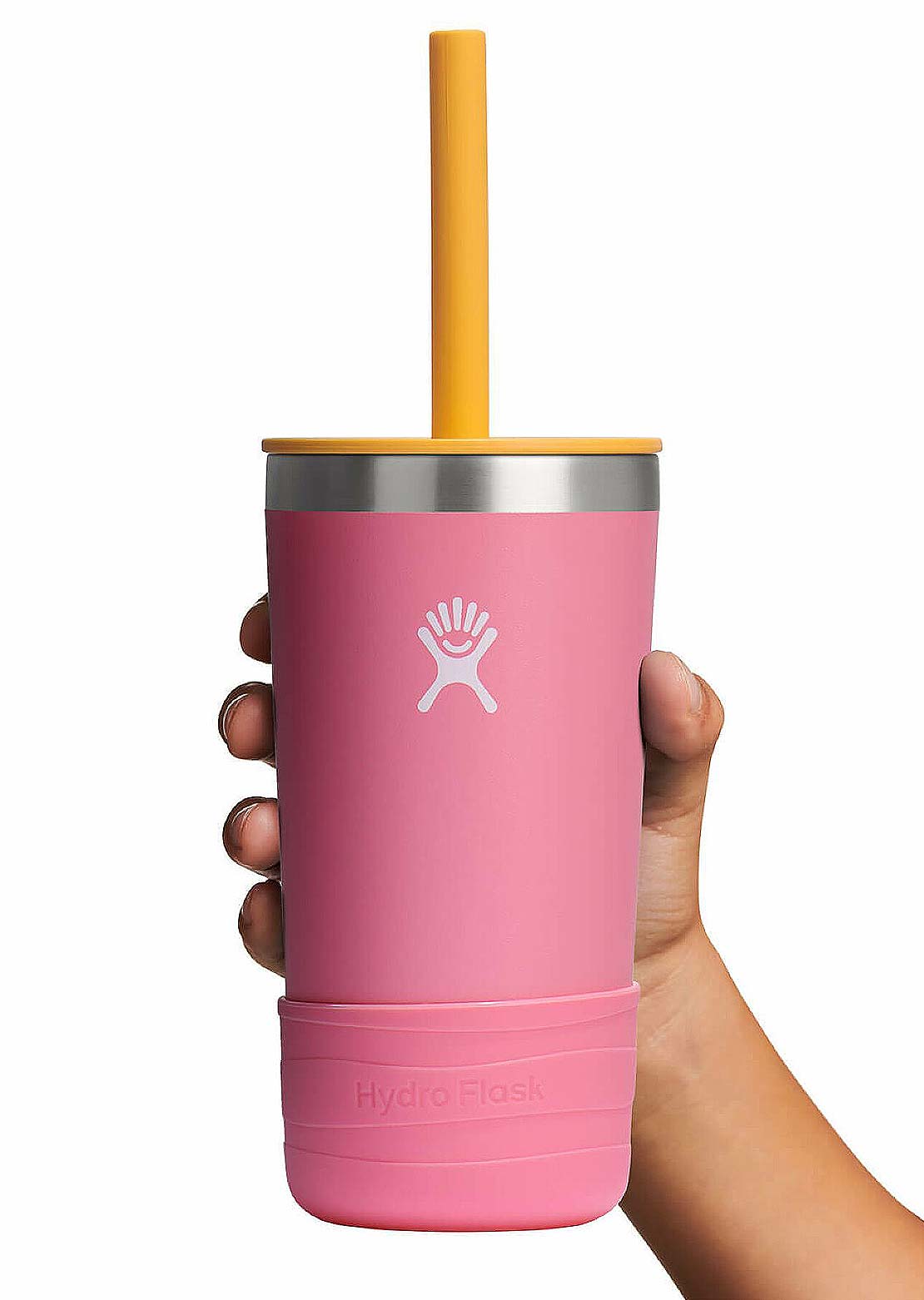Hydro Flask Junior 12 Oz Tumbler with Straw and Boot Dahlia