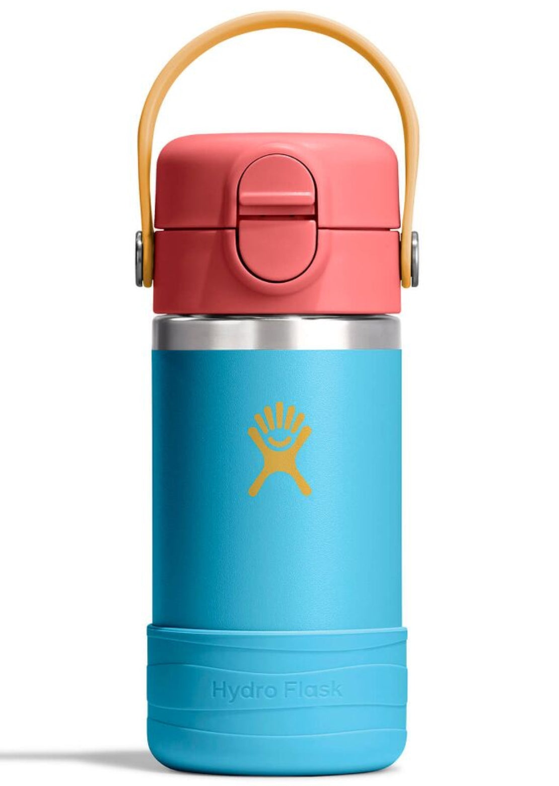 Hydro Flask Junior 12 Oz Wide Mouth Covered Cap and Boot Bluejay