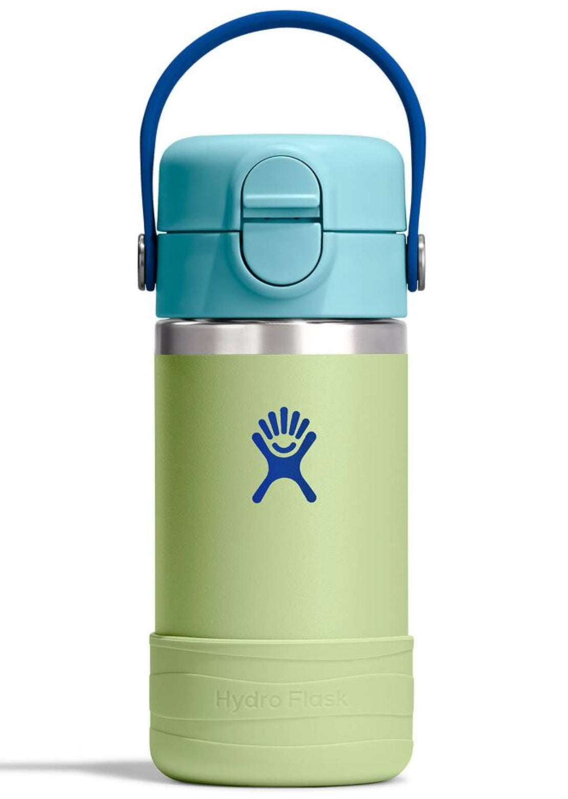 Hydro Flask Junior 12 Oz Wide Mouth Covered Cap and Boot Seedling Green
