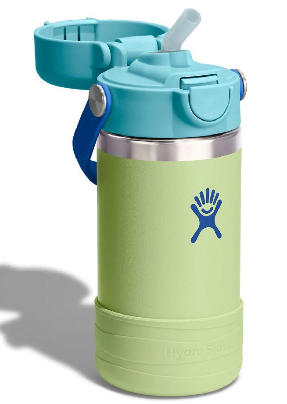 Hydro Flask Junior 12 Oz Wide Mouth Covered Cap and Boot Seedling Green