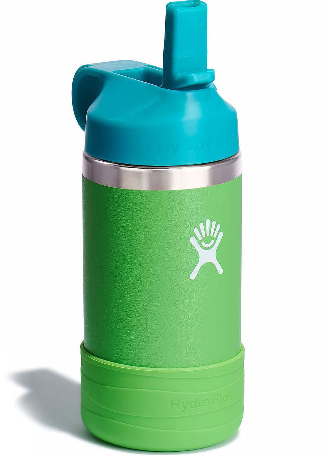 Hydro Flask Junior 12 Oz Wide Mouth Straw Bottle Grass