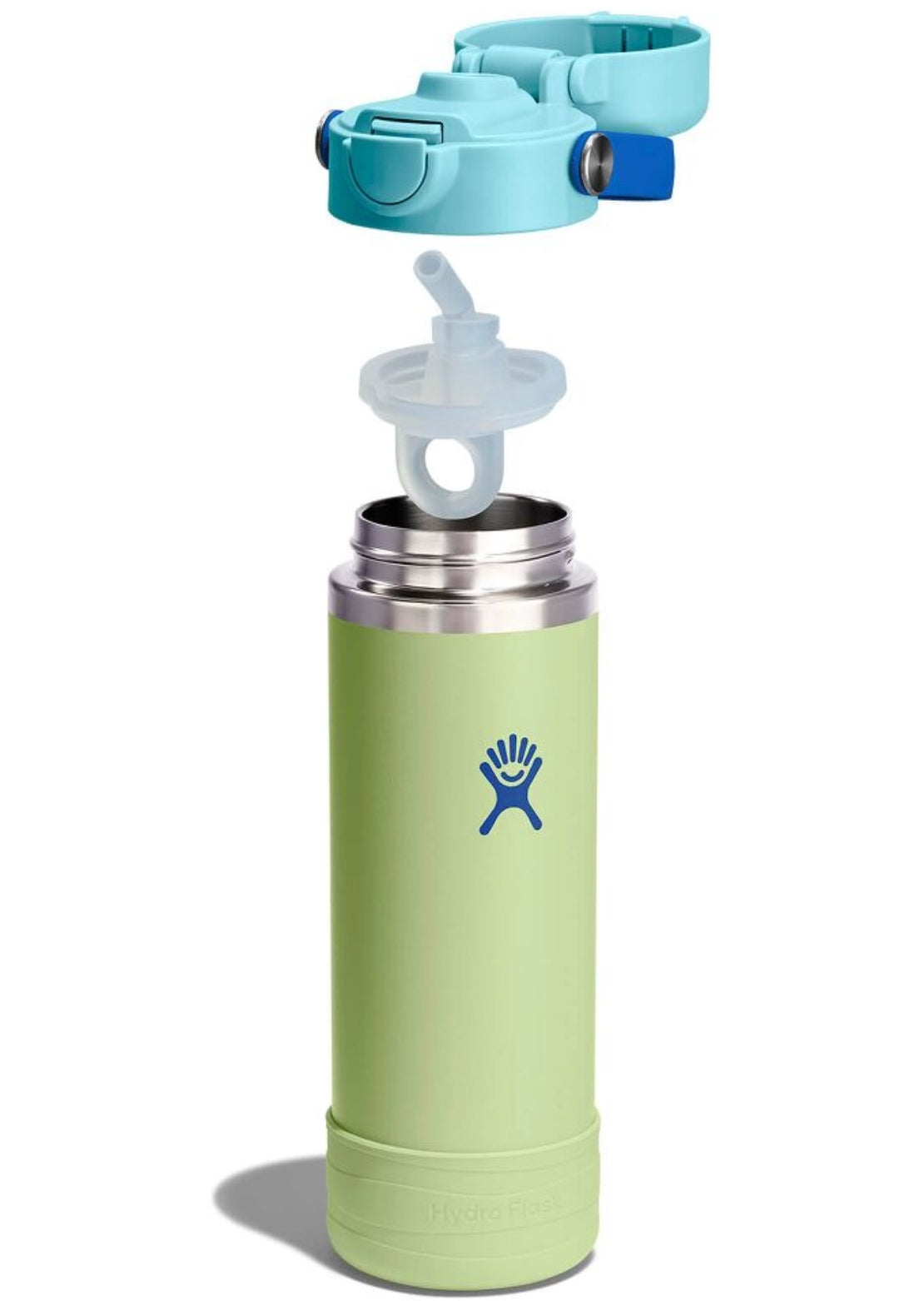 Hydro Flask Junior 18 Oz Wide Mouth Covered Cap and Boot Seedling Green