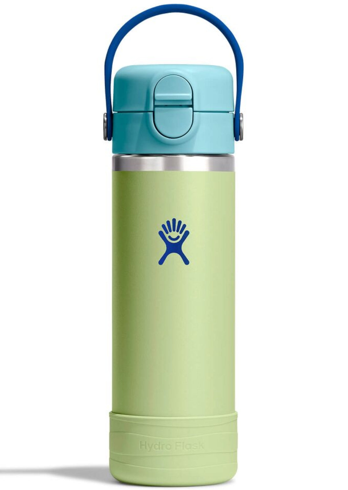 Hydro Flask Junior 18 Oz Wide Mouth Covered Cap and Boot Seedling Green