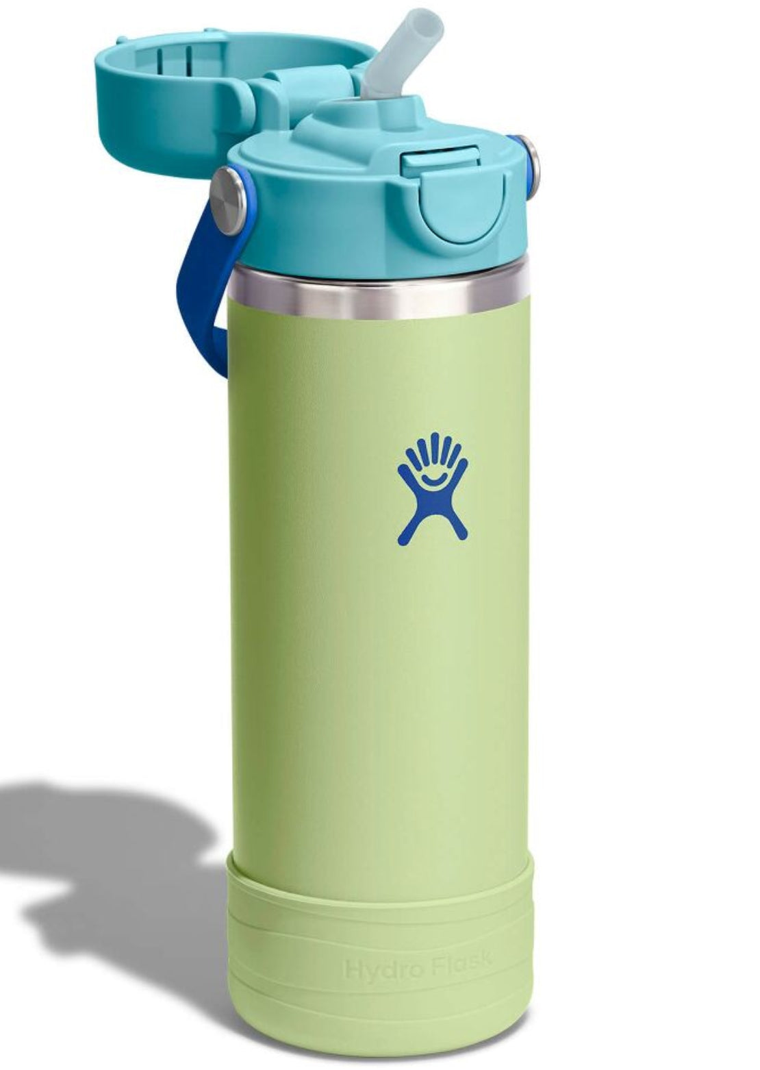 Hydro Flask Junior 18 Oz Wide Mouth Covered Cap and Boot Seedling Green
