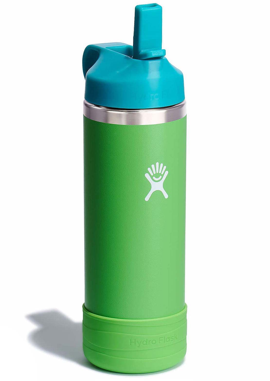 Hydro Flask Junior 18 Oz Wide Mouth Straw Bottle Grass