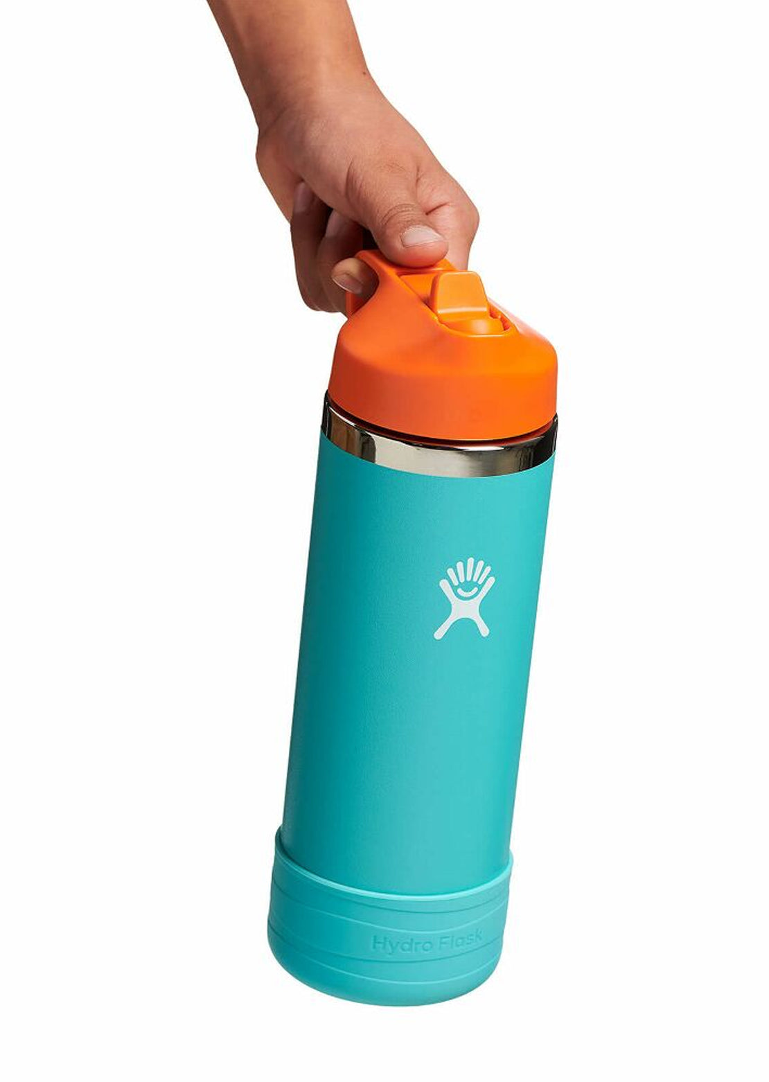Hydro Flask Junior 18 Oz Wide Mouth Straw Bottle Seaspray