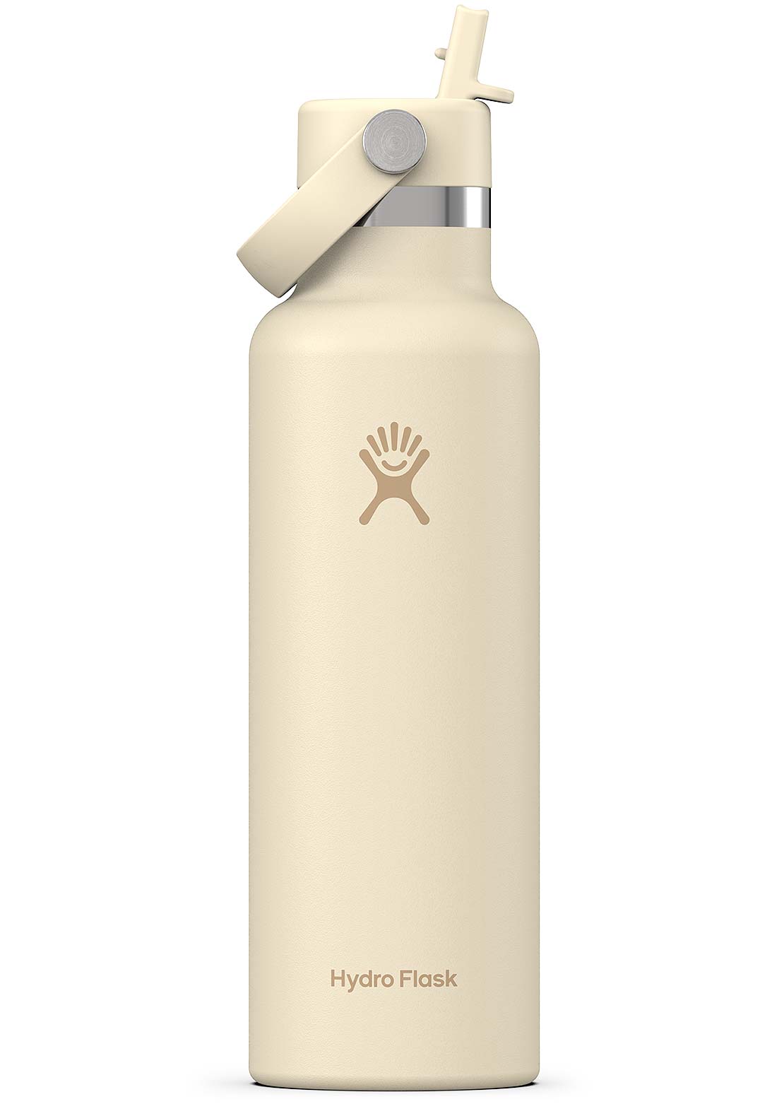 Hydro Flask 21 Oz Standard Mouth Bottle With Flex Straw Cap Coconut