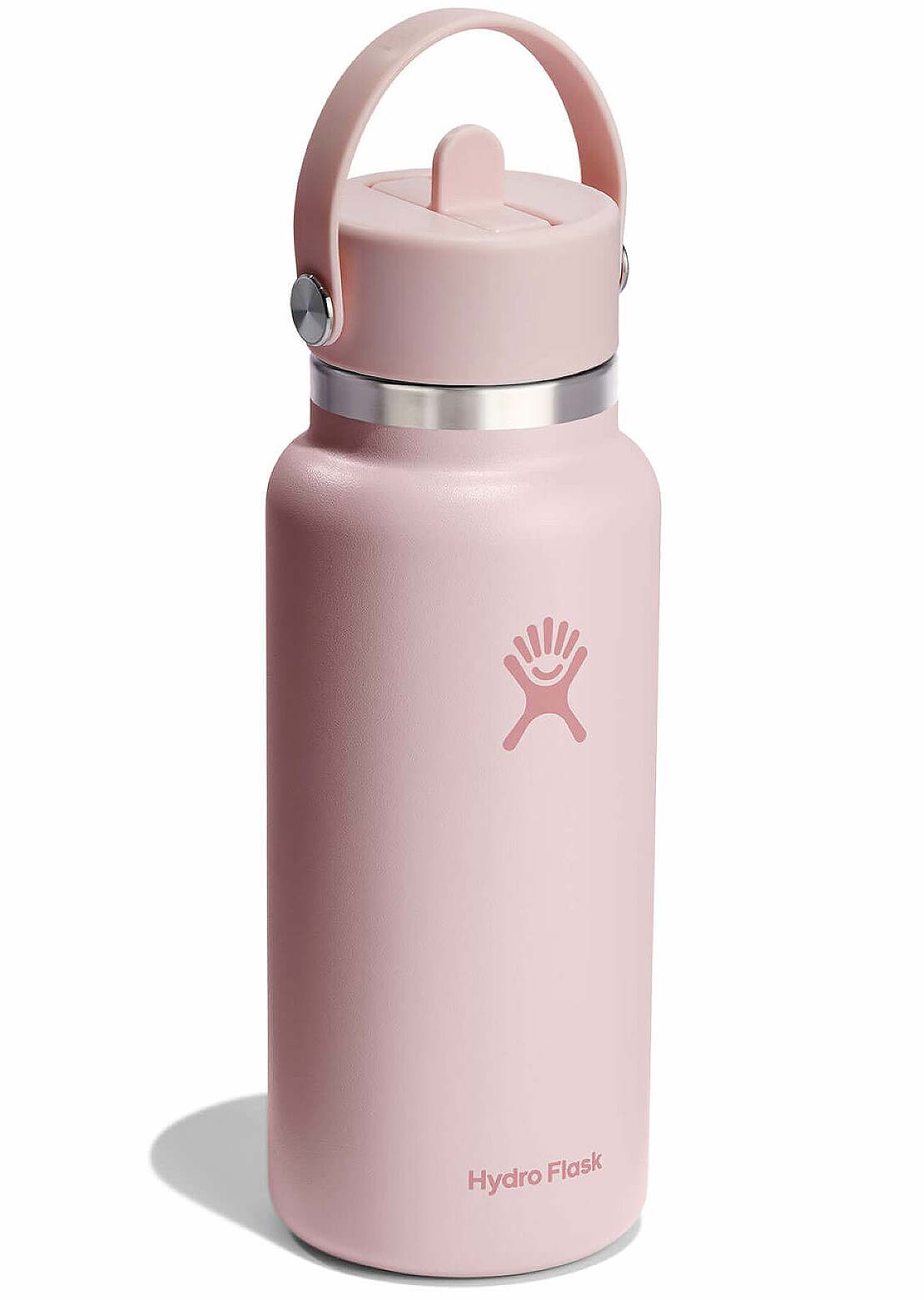 32 ounce light pink hydro flask Hydro Flask 32 Oz Wide Mouth Bottle with Flex Straw Cap