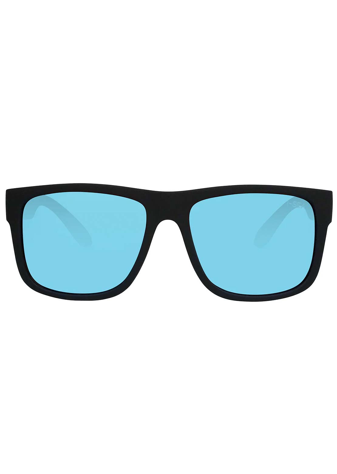 I-SEA Men's Cloudbreak Sunglasses Black/Blue Mirror Polarized