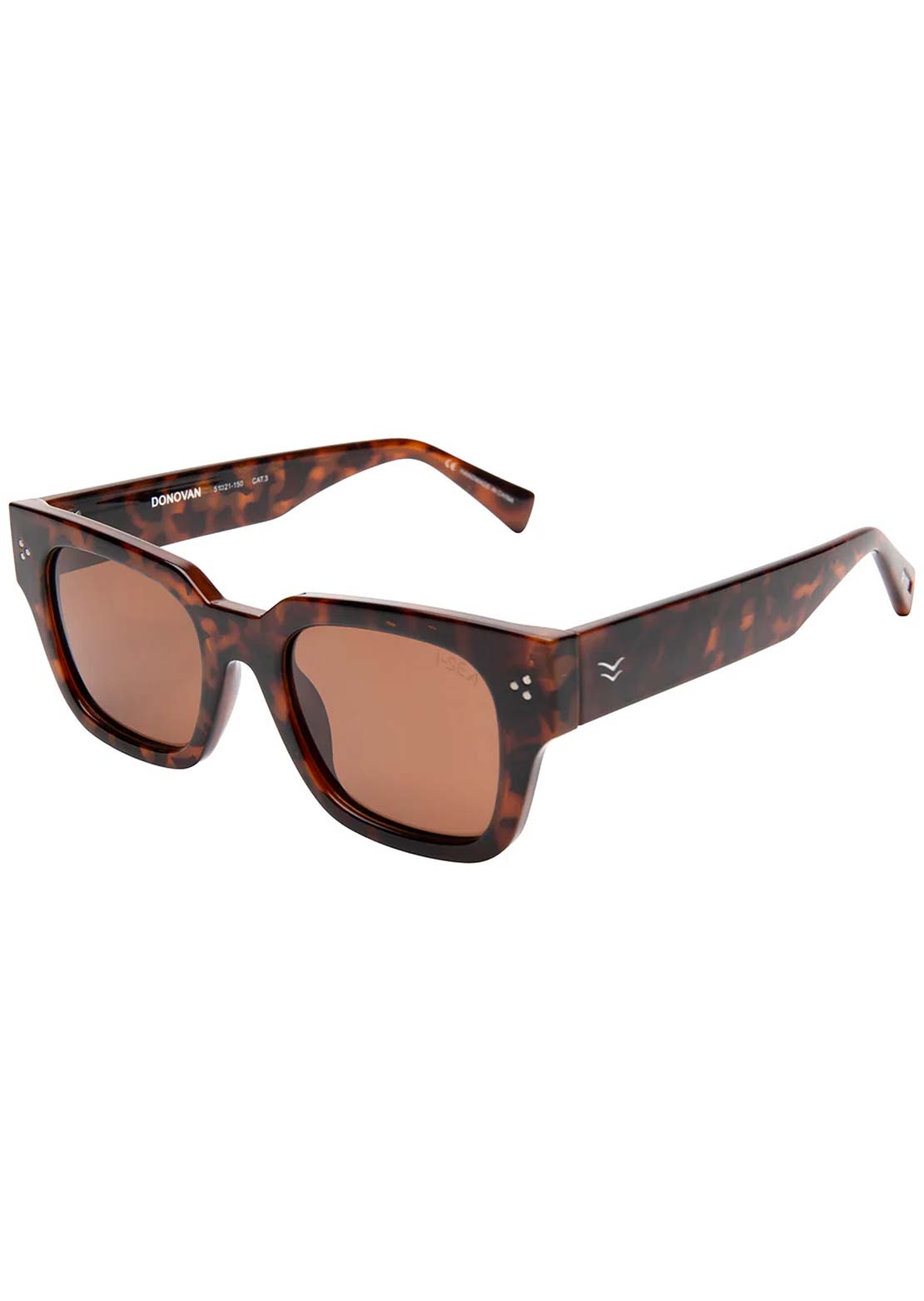 I-SEA Men's Donovan Sunglasses Tort/Brown Polarized