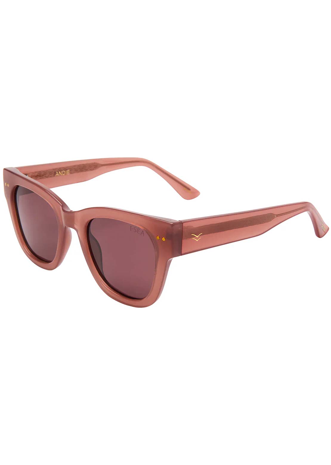 I-SEA Women's Andie Sunglasses Dusty Rose/Plum Polarized