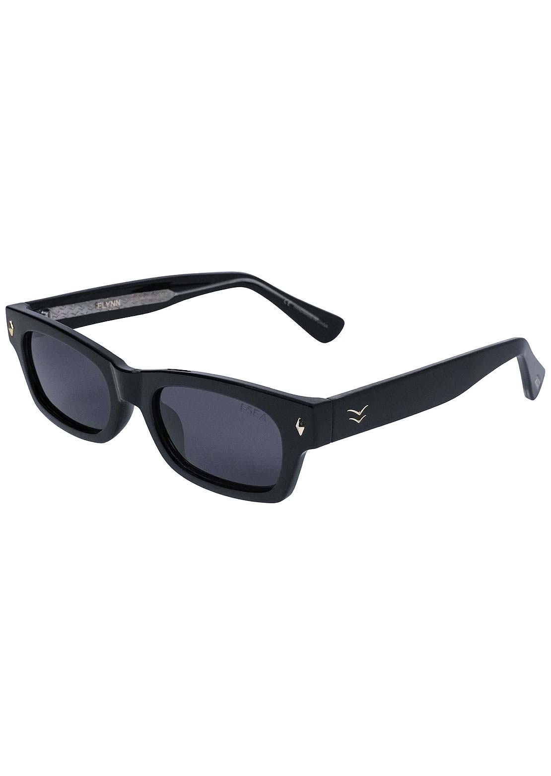 I-SEA Women's Flynn Sunglasses Black/Smoke Polarized