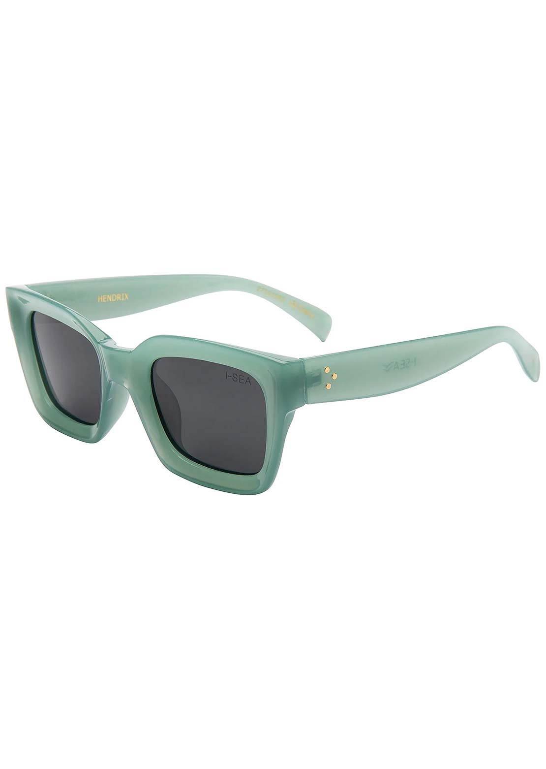 I-SEA Women's Hendrix Sunglasses Sage/Smoke Polarized
