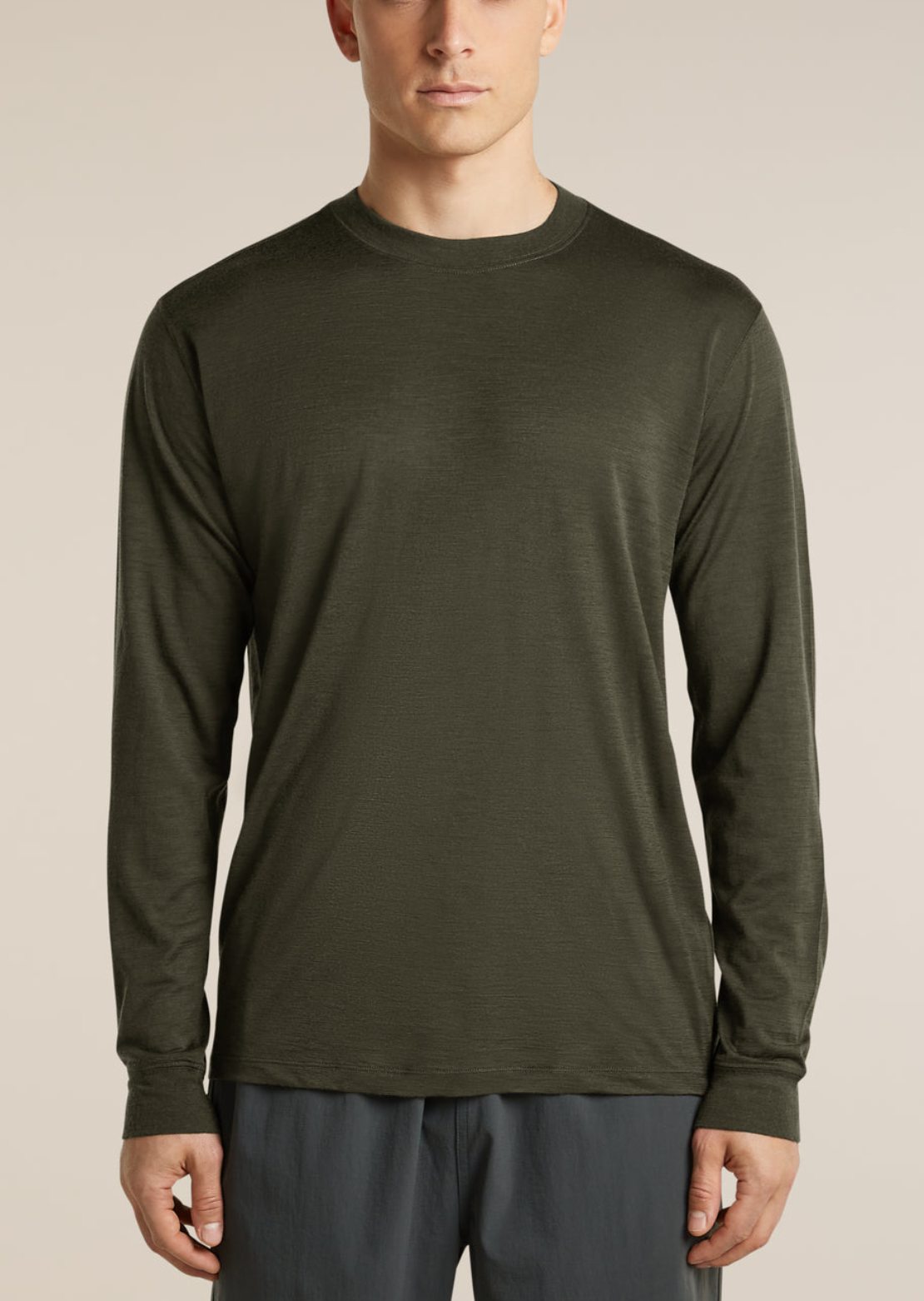 Icebreaker Men's Merino 150 Oasis Lite Long Sleeve Dark Loden