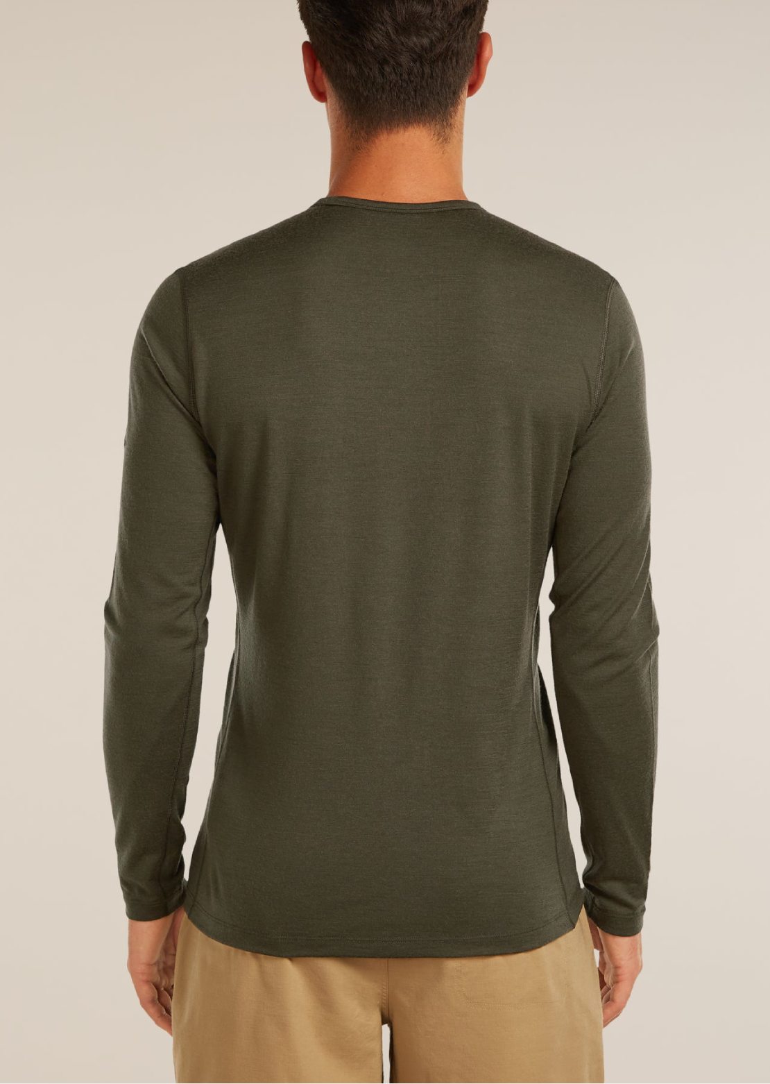 Icebreaker Men's Merino 200 Oasis Crewe Long Sleeve Dark Loden