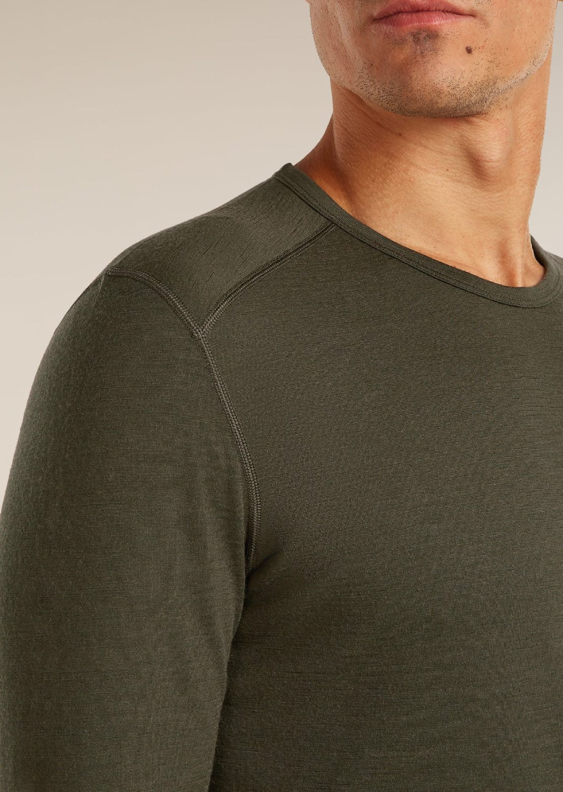 Icebreaker Men's Merino 200 Oasis Crewe Long Sleeve Dark Loden