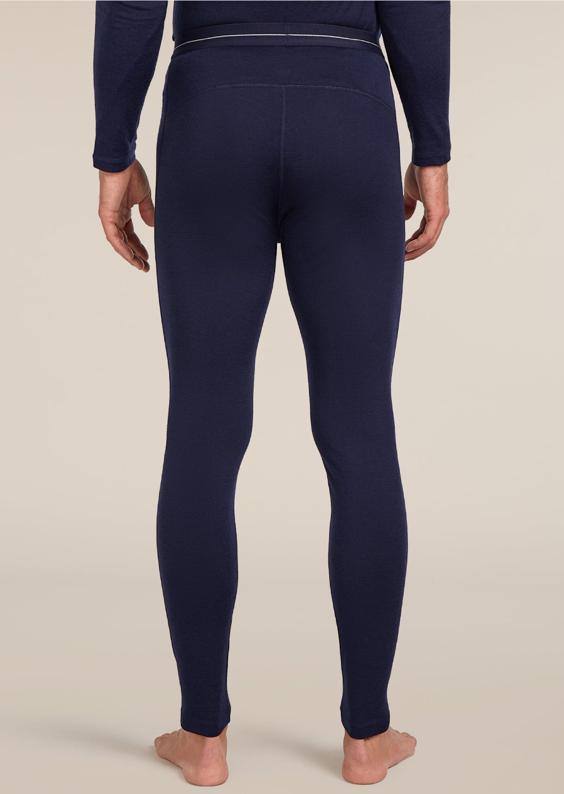 Icebreaker Men's Merino 200 Oasis Leggings With Fly Midnight Navy