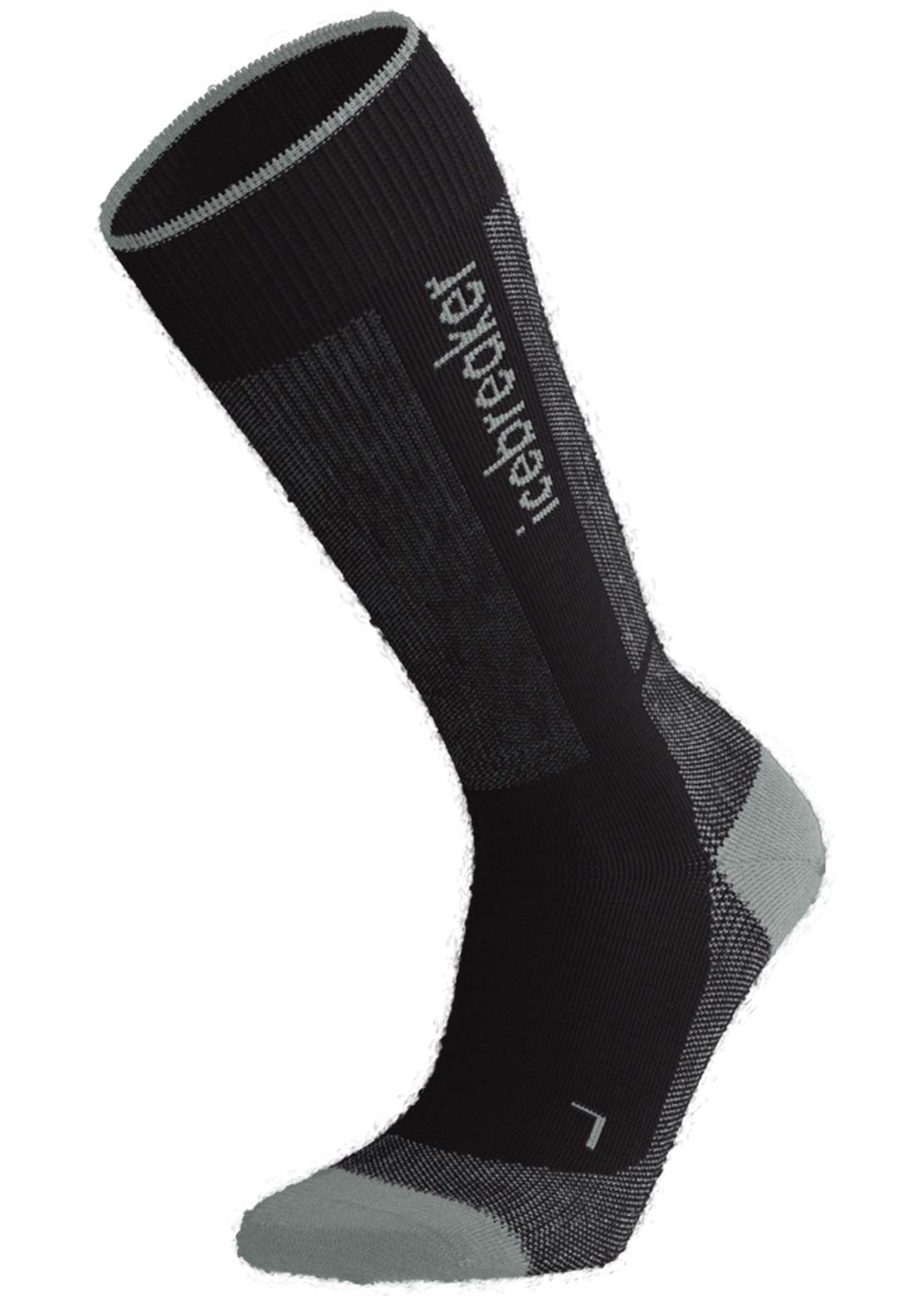 Icebreaker Men's Merino Ski+ Light OTC Socks Black/Ether/Graphite