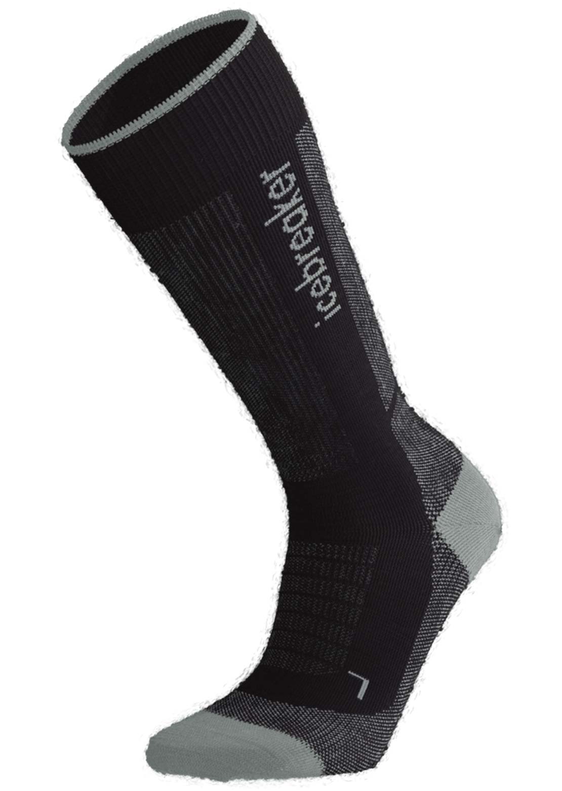 Icebreaker Men's Merino Ski+ Medium OTC Socks Black/Ether/Graphite
