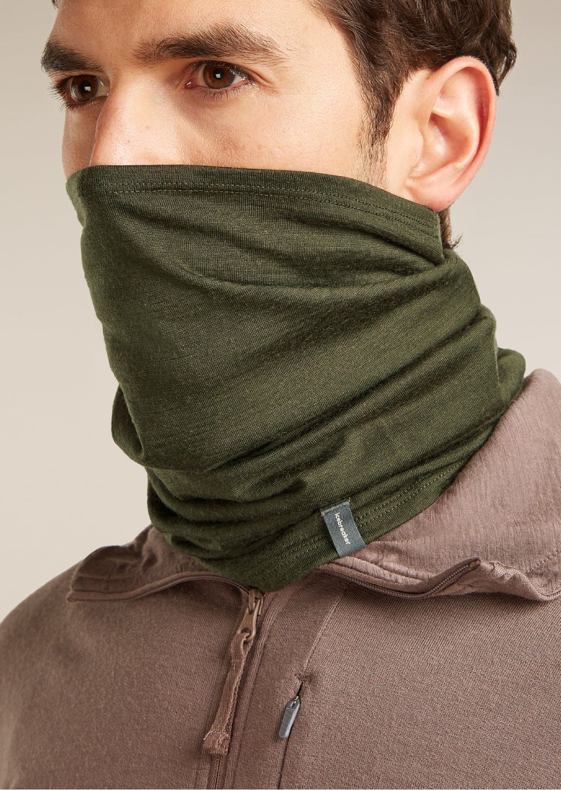 Icebreaker Unisex Merino 200 Oasis Flexi Chute Neckwear Dark Loden