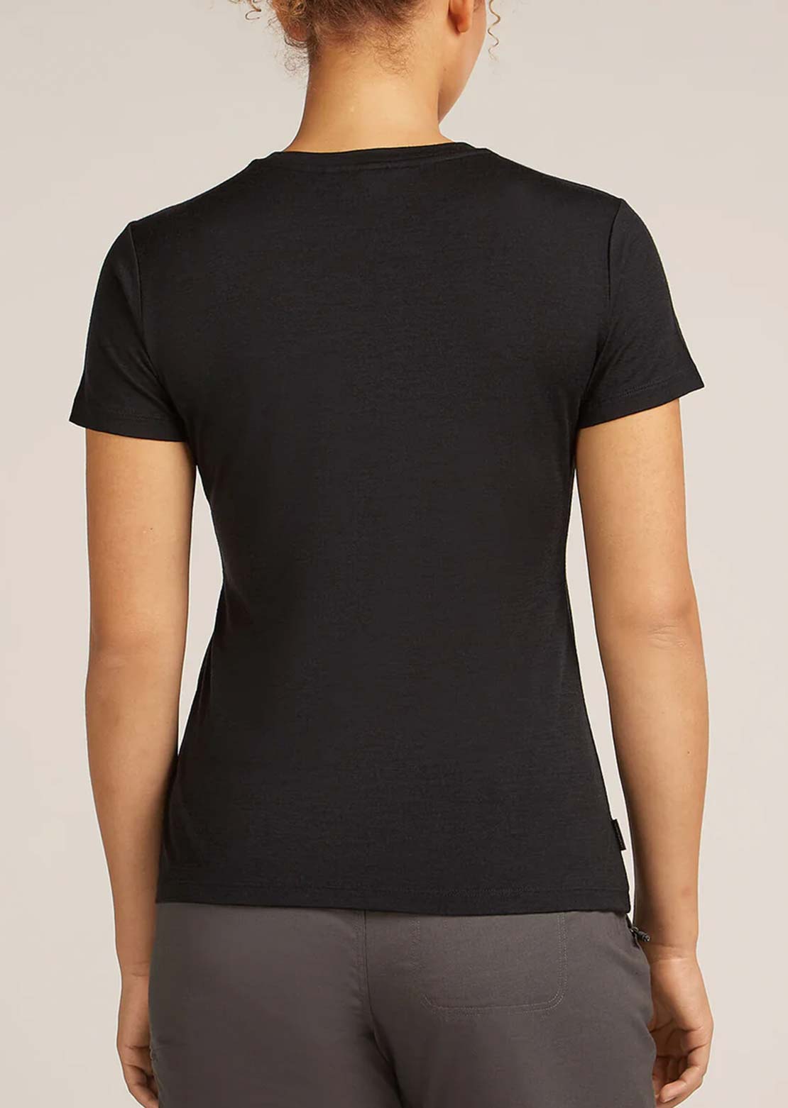 Icebreaker Women's Merino 150 Tech Lite Snow Day T-Shirt Black