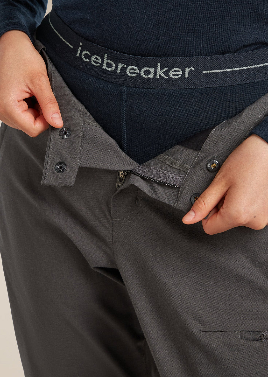 Icebreaker Women's Merino 200 Oasis Leggings Midnight Navy