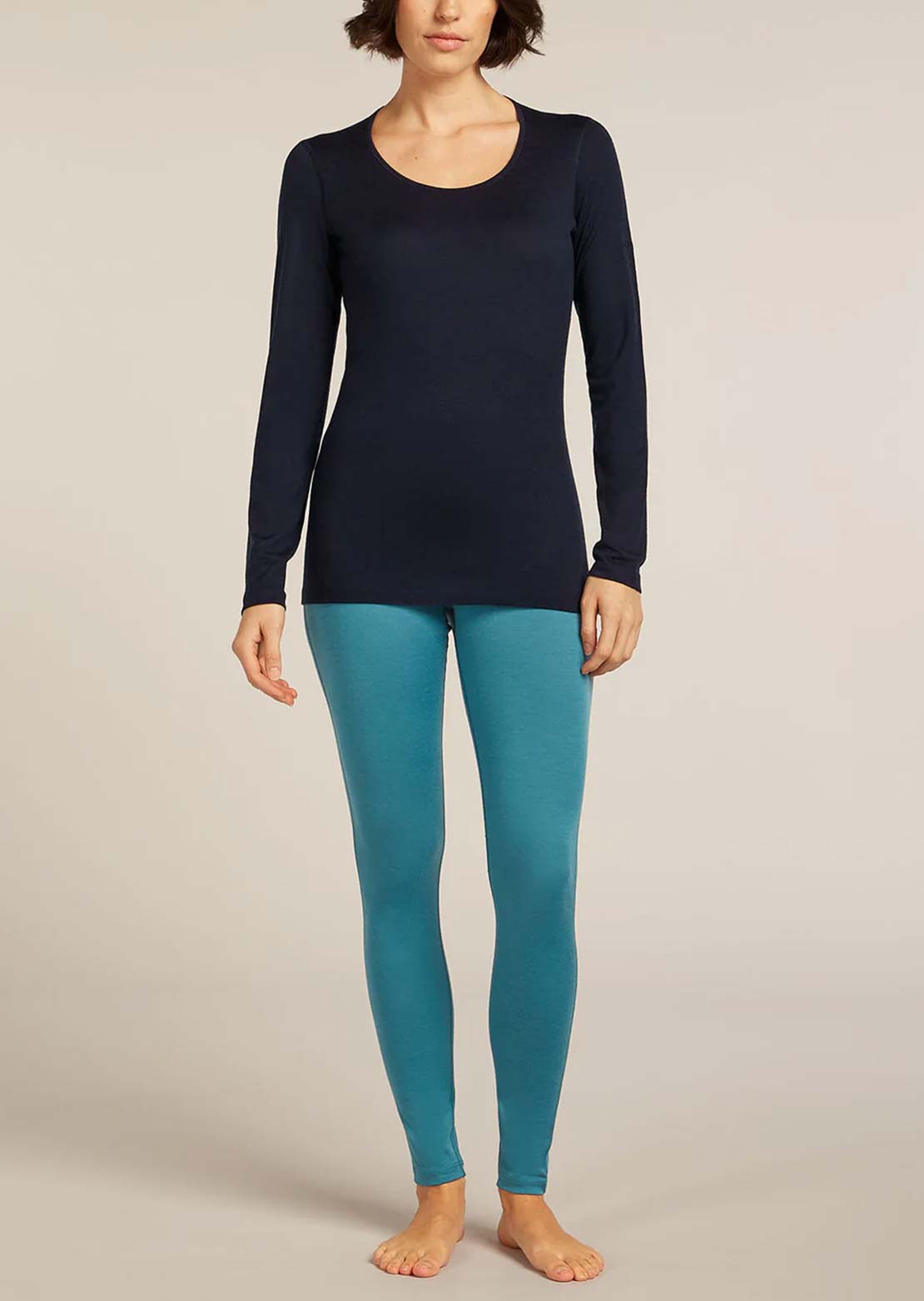 Icebreaker Women's Merino 200 Oasis Leggings Topaz