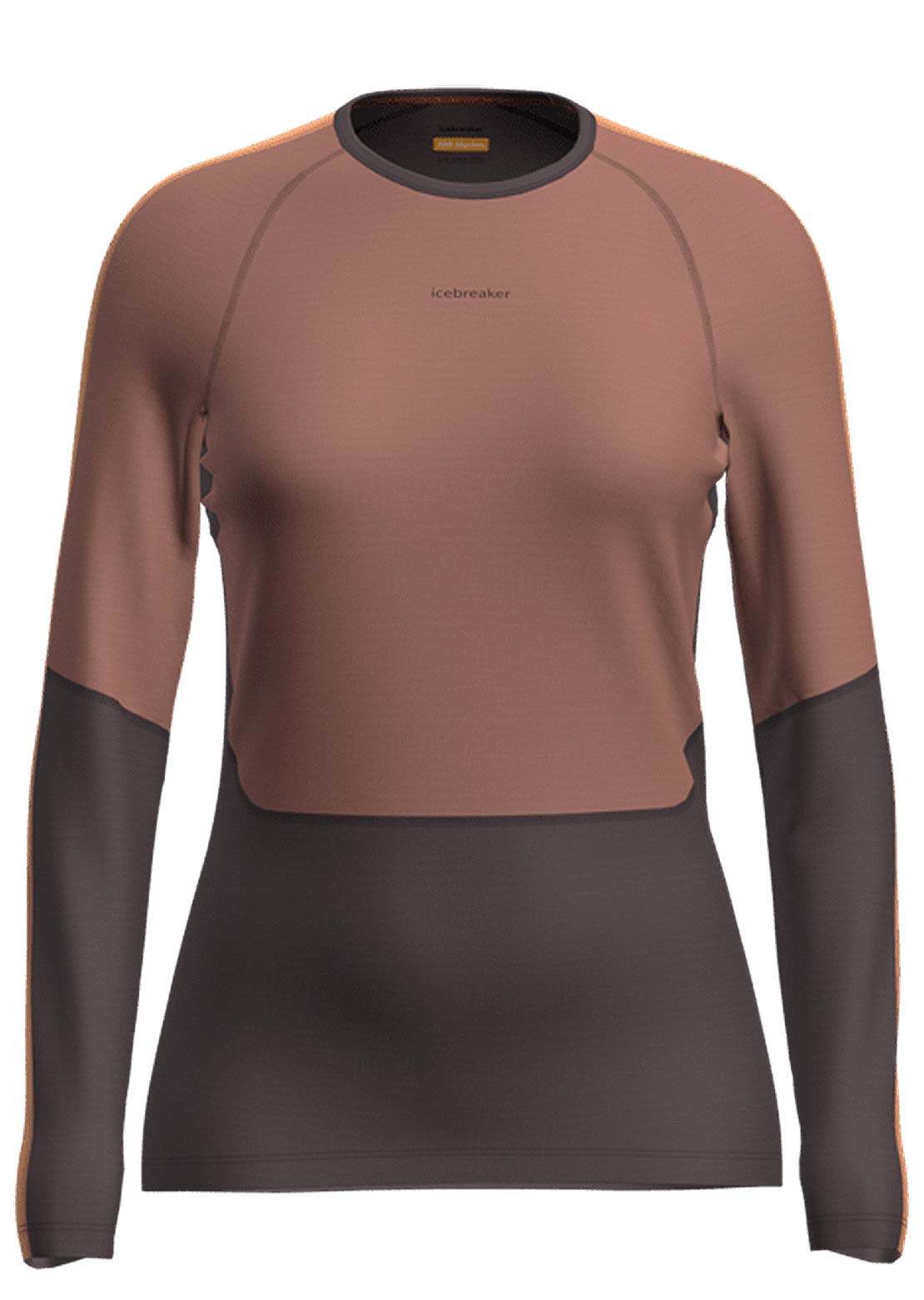Icebreaker Women's Merino 200 Sonebula Long Sleeve Crewe Top Bitterswee/Cedar/Felds/Cb
