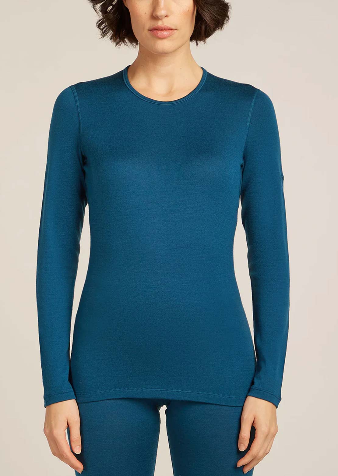 Icebreaker Women's Merino 260 Tech Crew Longsleeve Atlantis