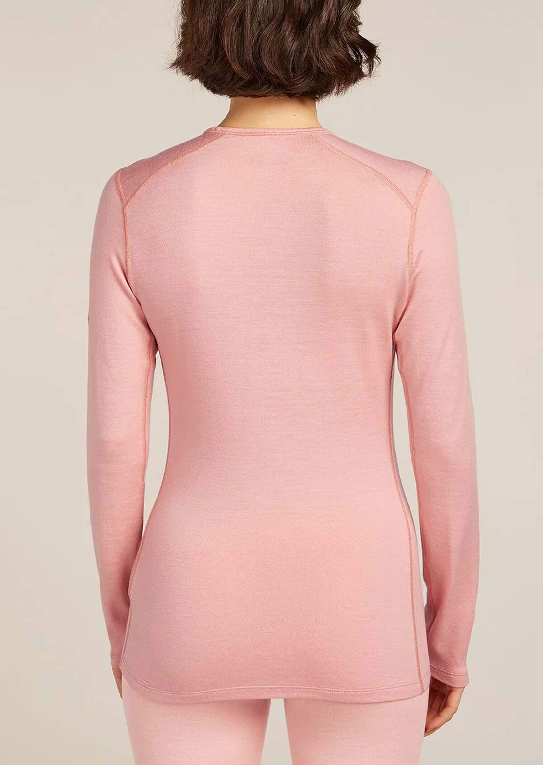 Icebreaker Women's Merino 260 Tech Crew Longsleeve Blush