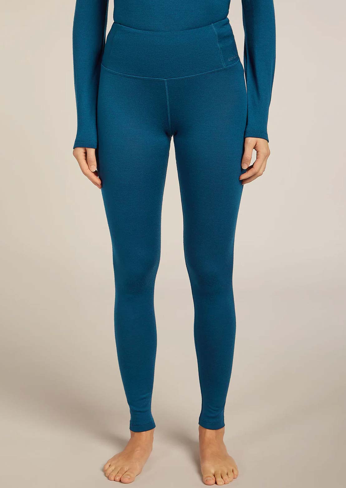 Icebreaker Women's Merino 260 Tech High Rise Leggings Atlantis