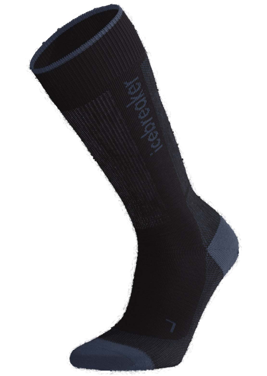Icebreaker Women's Merino Ski+ Light OTC Socks Black/Dawn/Graphite