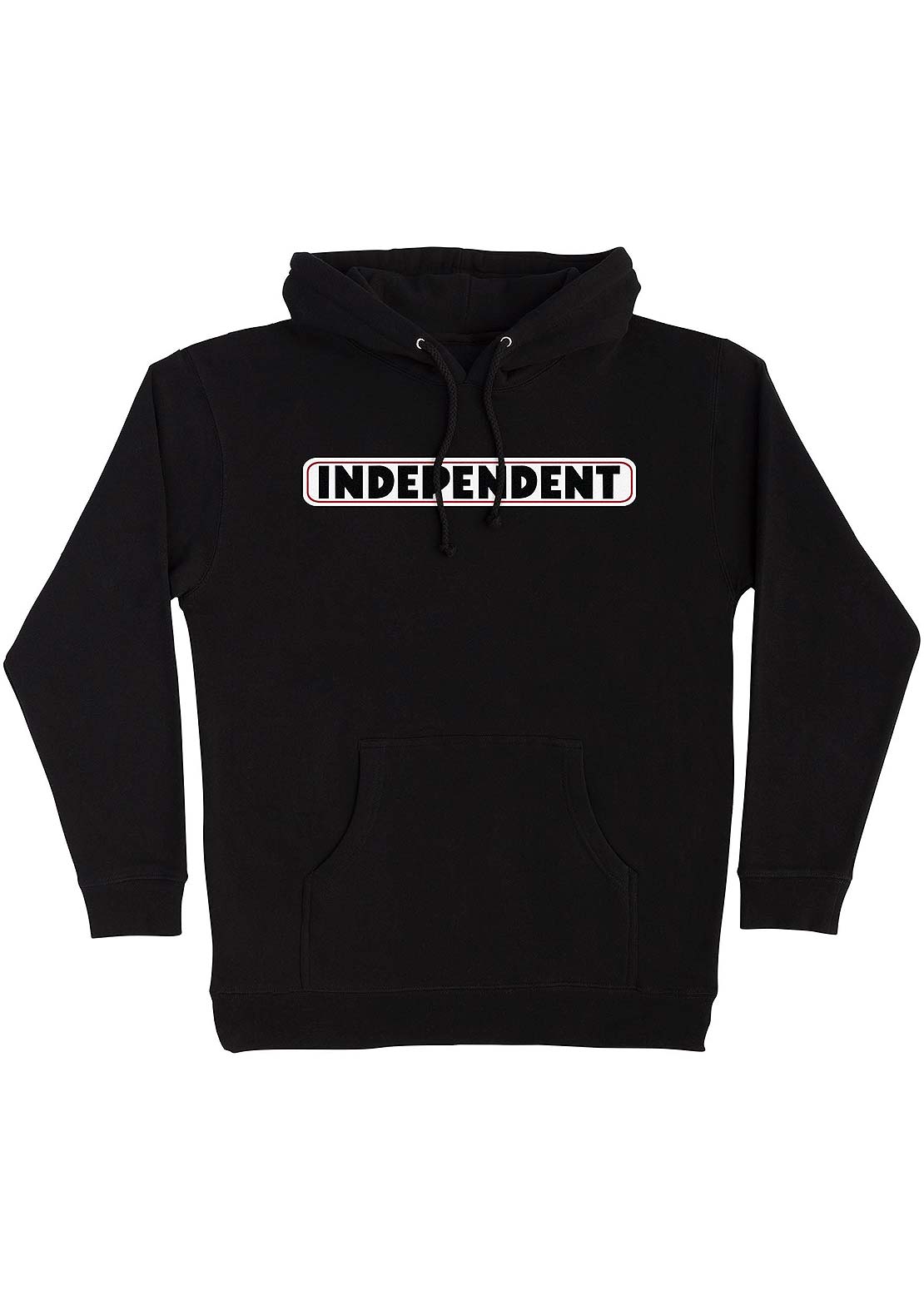Independent Unisex Bar Logo Hood Black