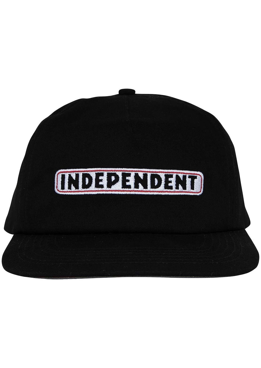 Independent Unisex Bar Logo Snapback Cap Black