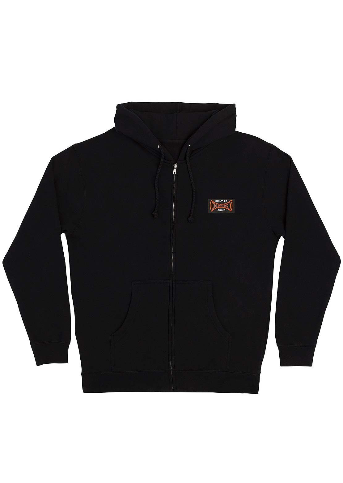 Independent Unisex Built To Grind Span Zip Hood Black