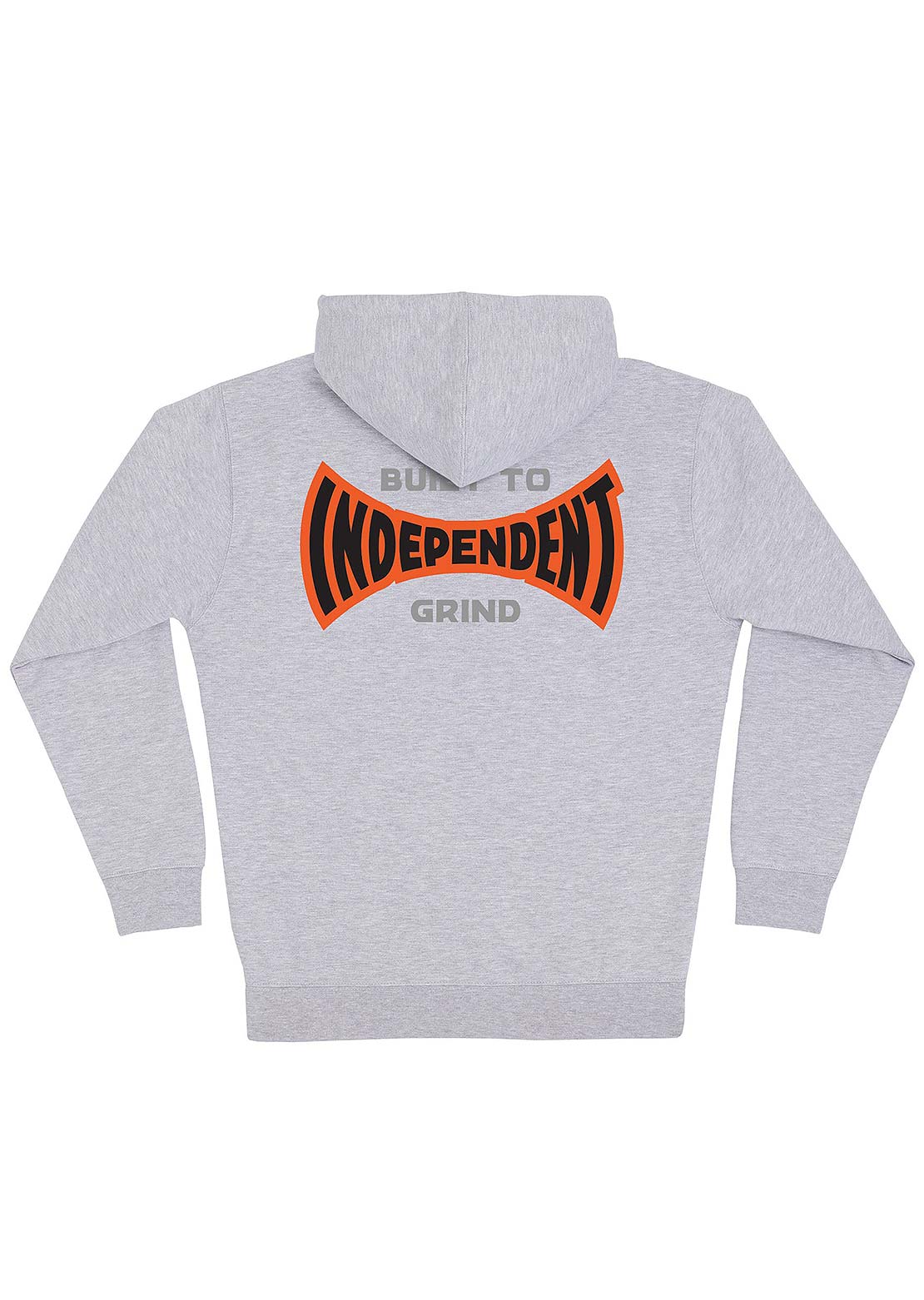 Independent Unisex Built To Grind Span Zip Hood Grey Heather