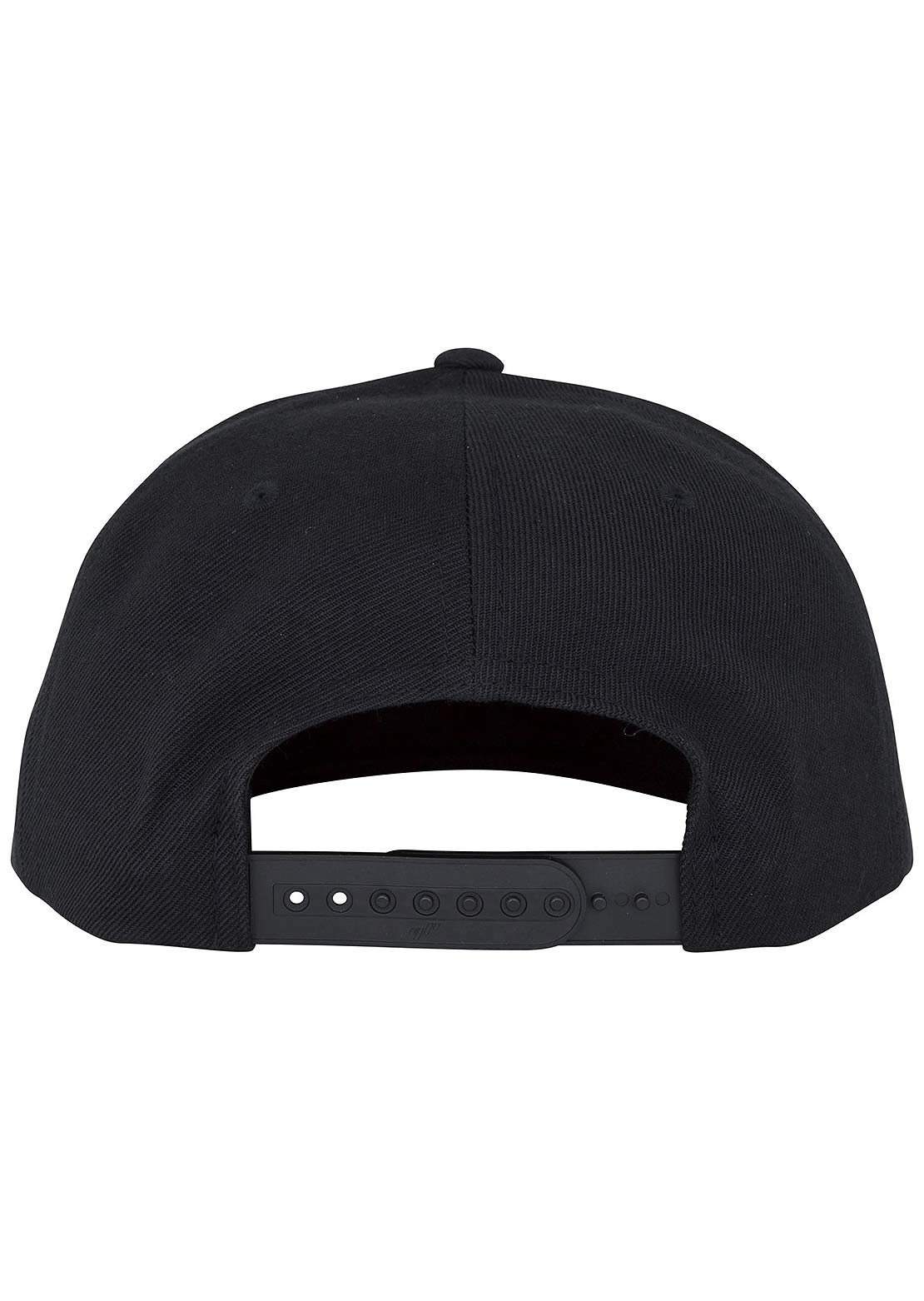 Independent Unisex Span Embroidered Snapback Cap Black Dark Red