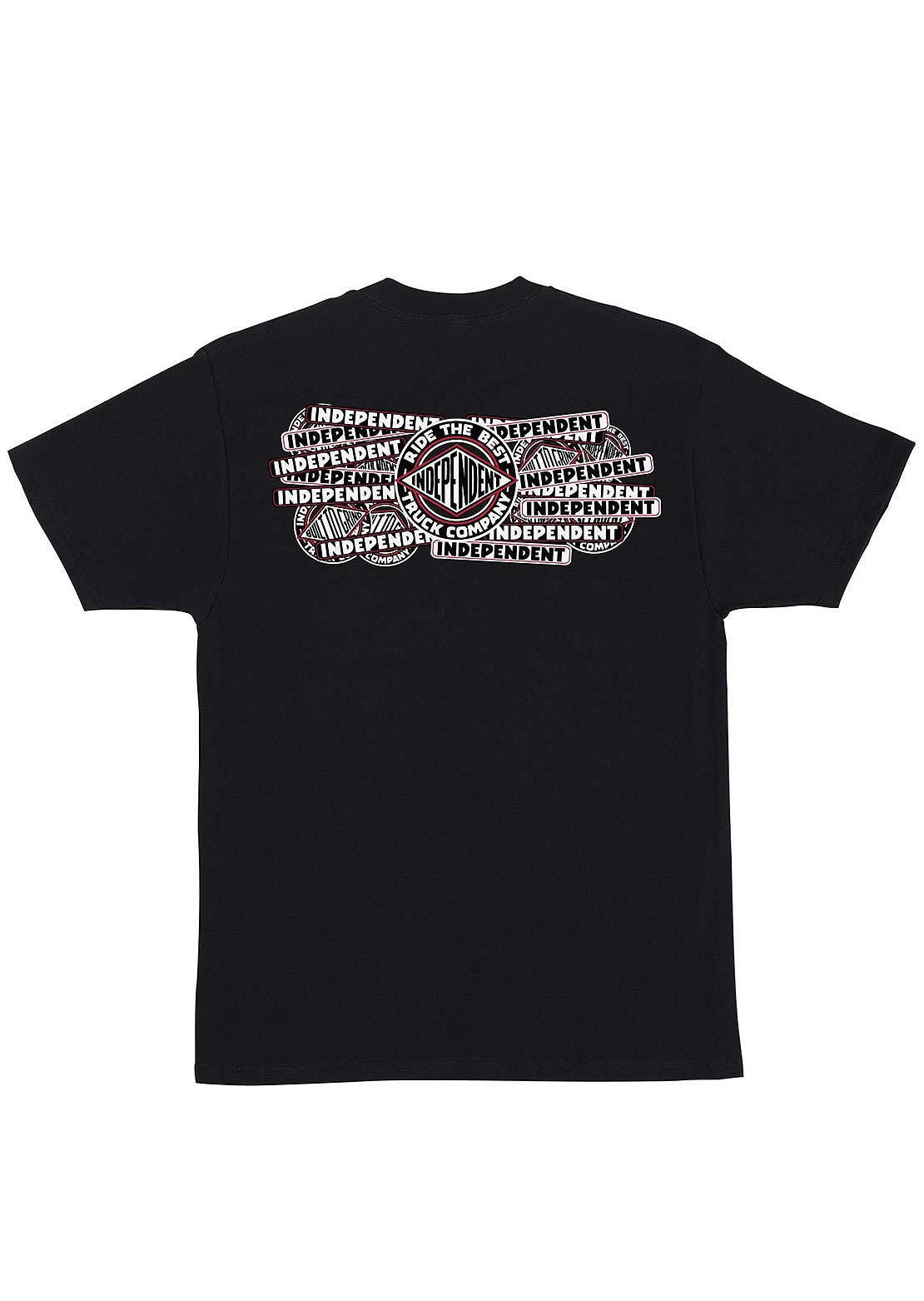 Independent Unisex Sticker Slap T-Shirt Black