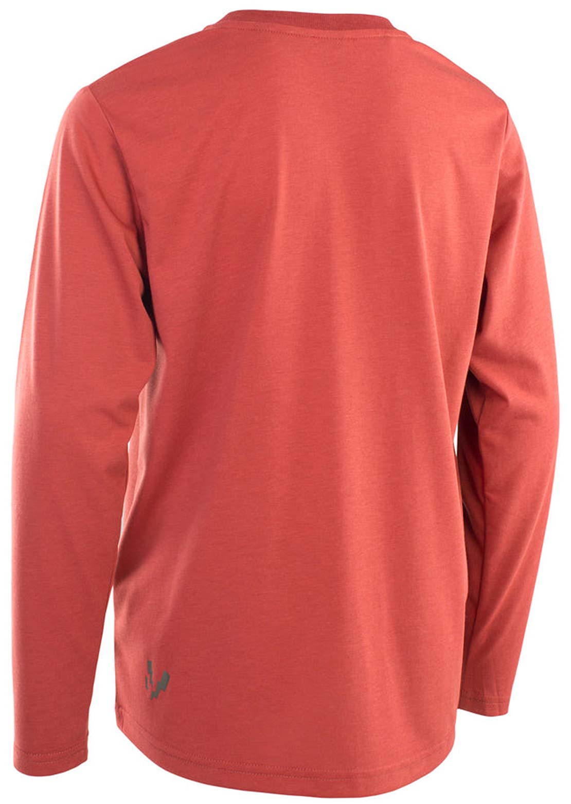 ION Junior Logo DR Long Sleeve Bike Jersey Spicy Red