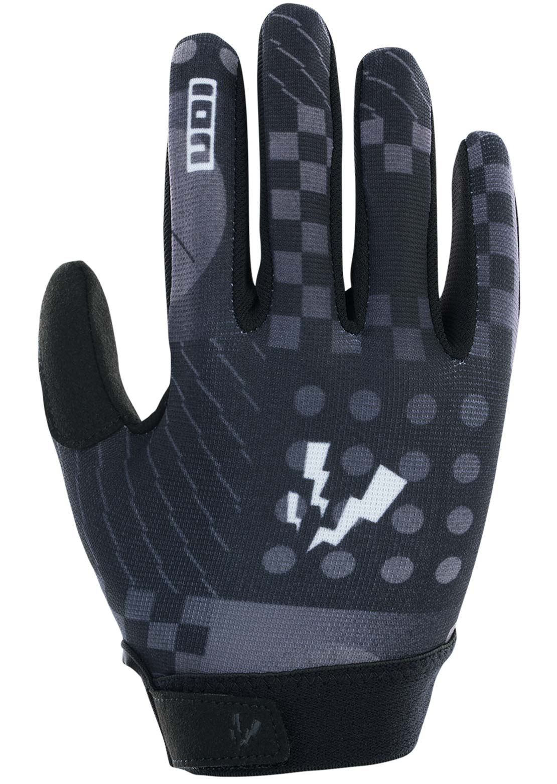 ION Junior Scrub Mountain Bike Gloves Black