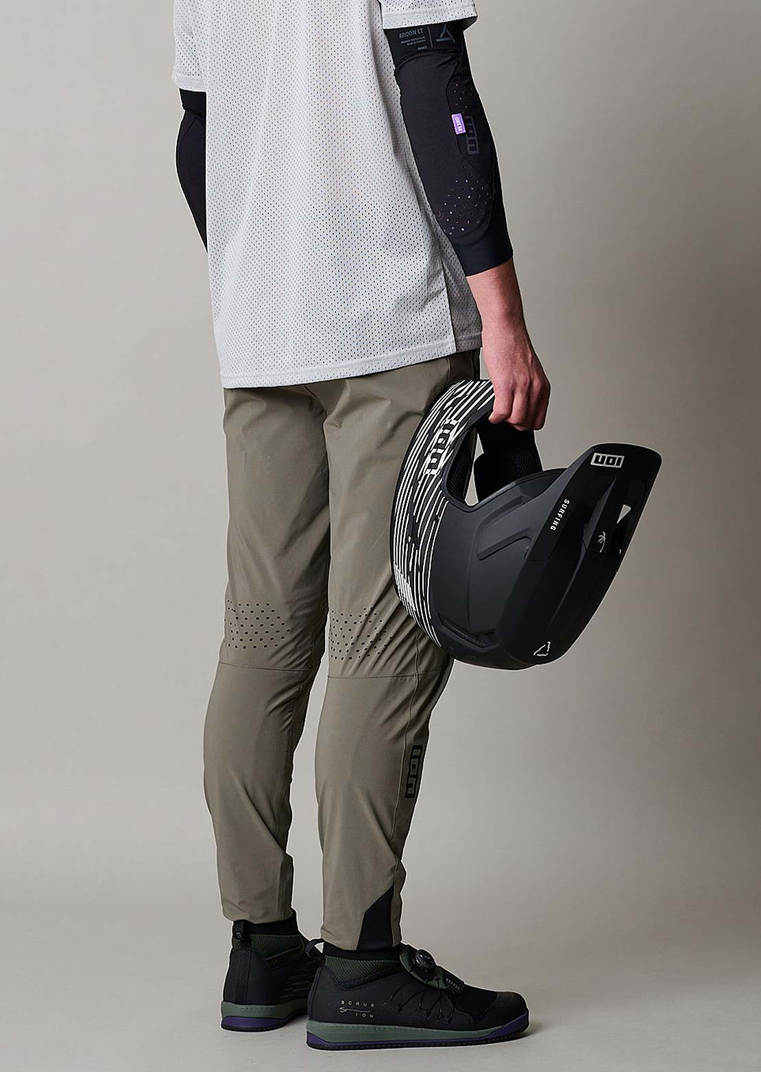 ION Men's Ionic LT Bike Pants Dusty Leaves