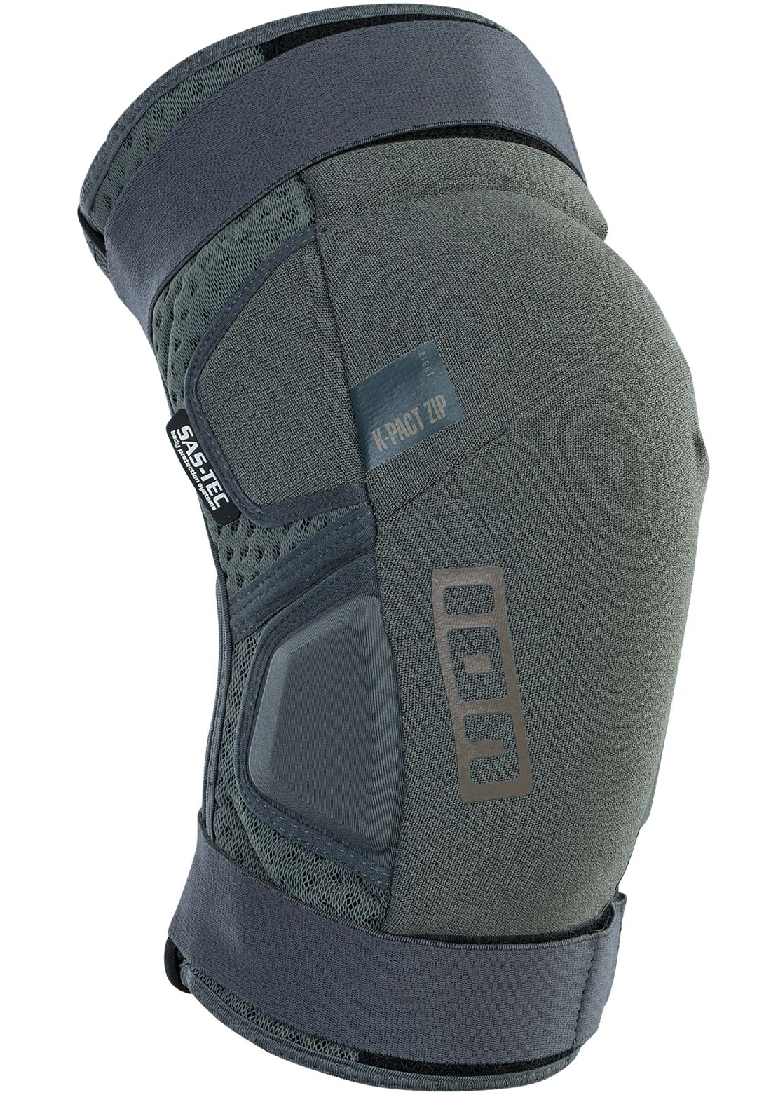 ION Unisex K-Pact Zip Knee Pads Grey