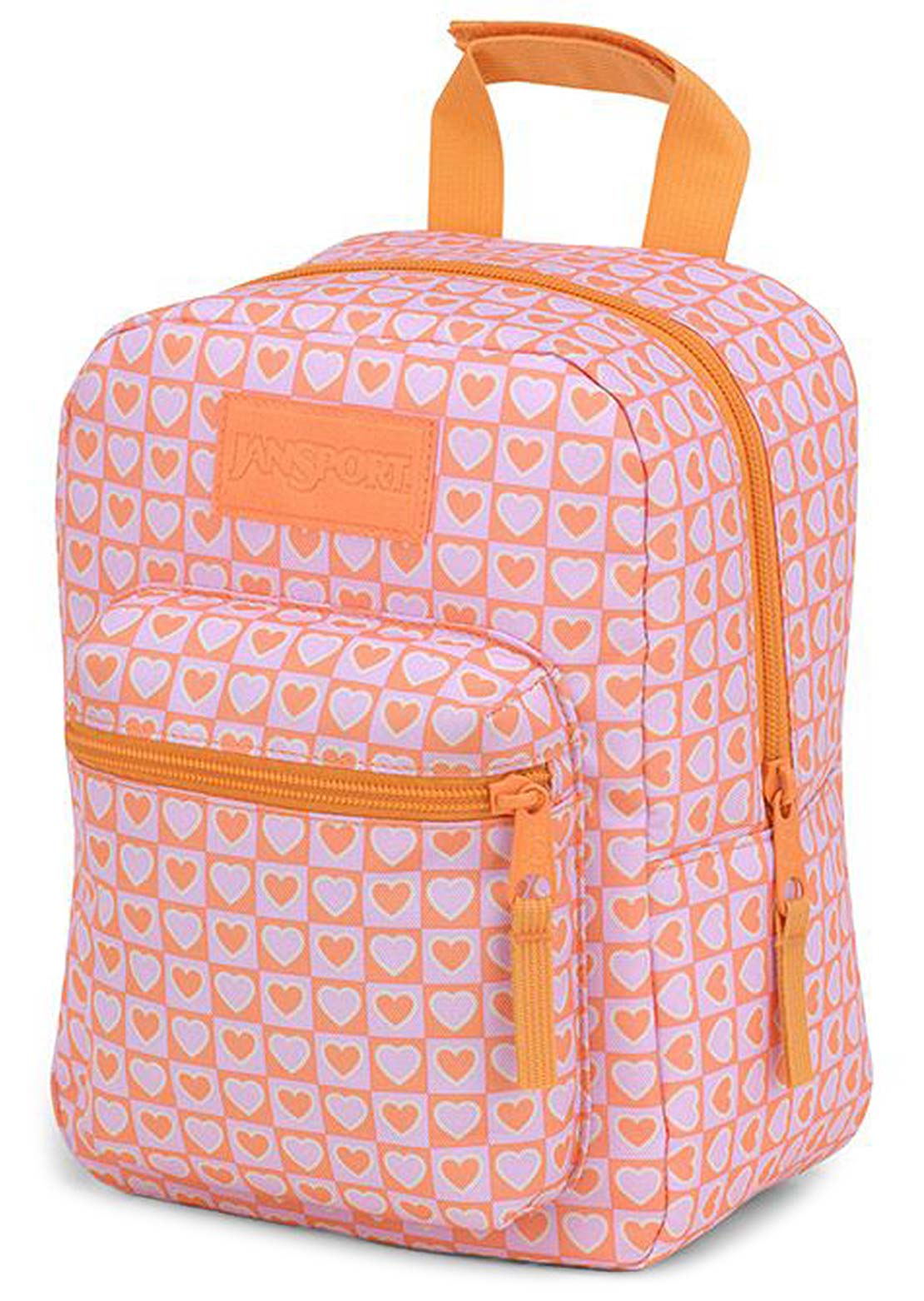 Jansport Big Break Lunch Bag Hyped Hearts Pink