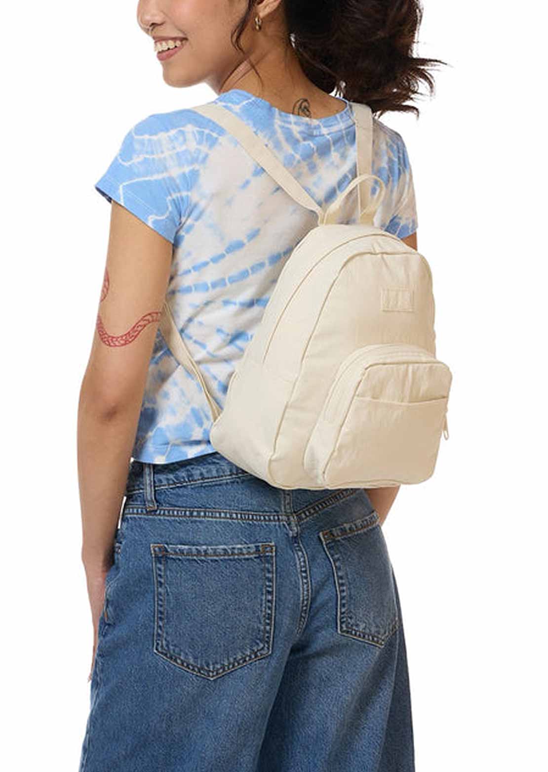Jansport Unisex Half Pint FX Backpack Soft Nylon Moon Flower